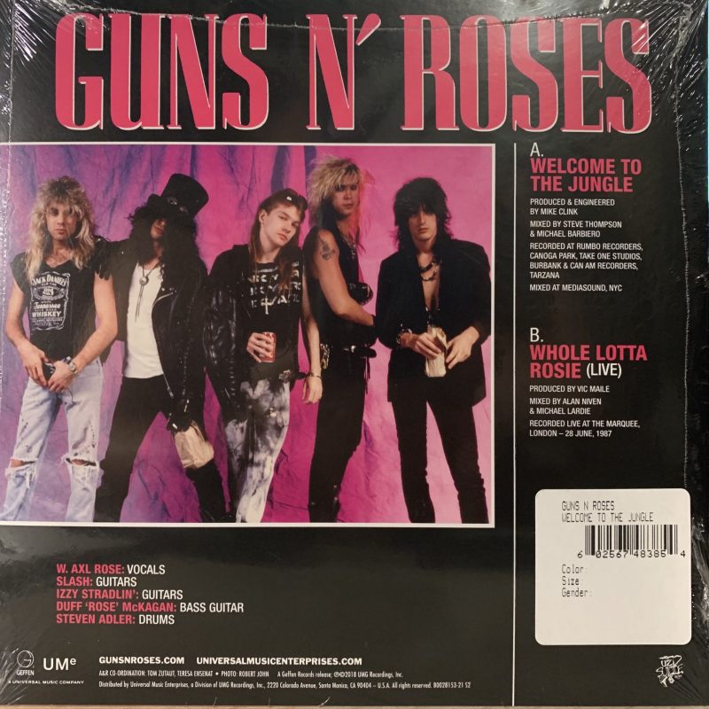 Guns n' Roses - Welcome to the Jungle / Whole Lotta Rosie - Imagem 2