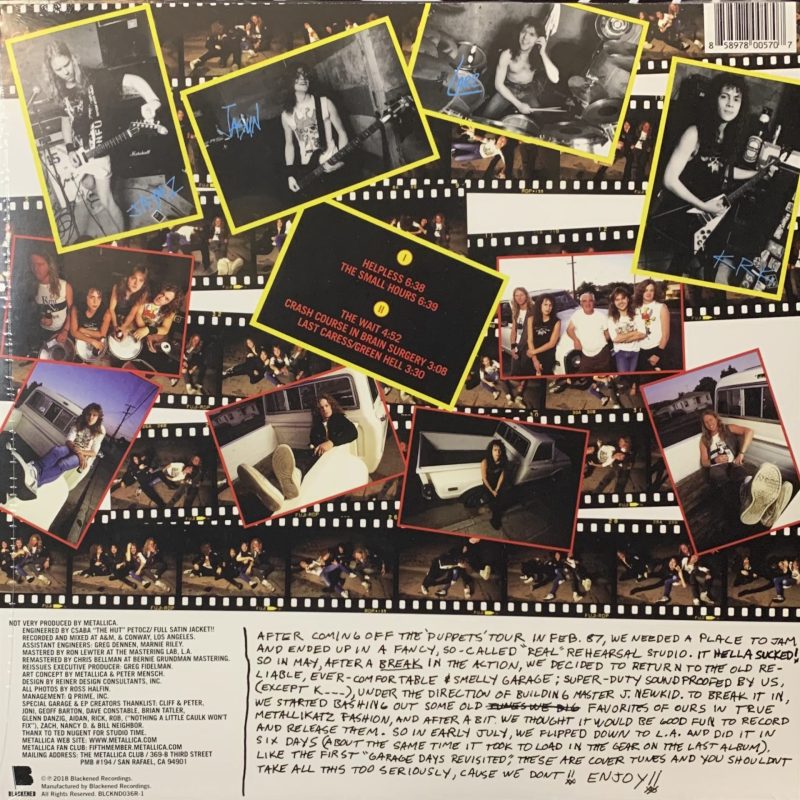Metallica - The $5.98 EP Garage Days Re-Revisited