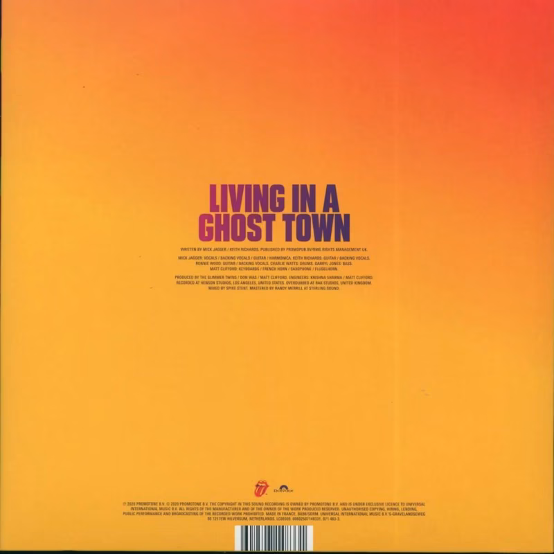 Rolling Stones - Living in a Ghost Town (Purple Vinyl) - Imagem 3