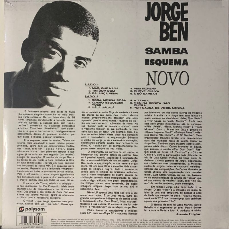 Jorge Ben - Samba Esquema Novo
