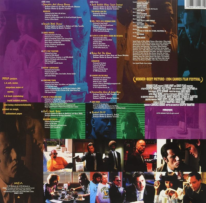 Pulp Fiction - A Quentin Tarantino film