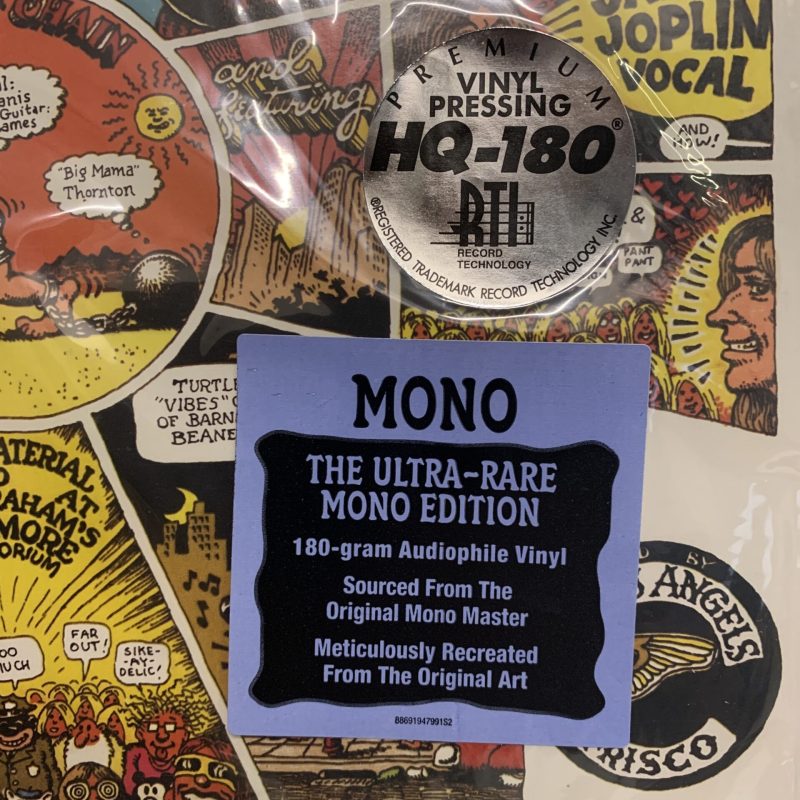 Janis Joplin Big Brother & The Holding Company - Cheap Thrills (Mono Edition)