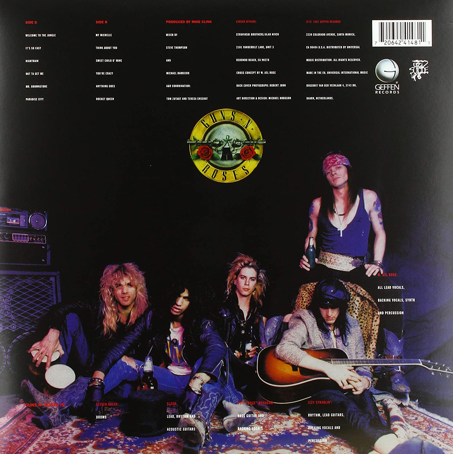 Guns N' Roses - Appetite For Destruction - Mundo Vinyl