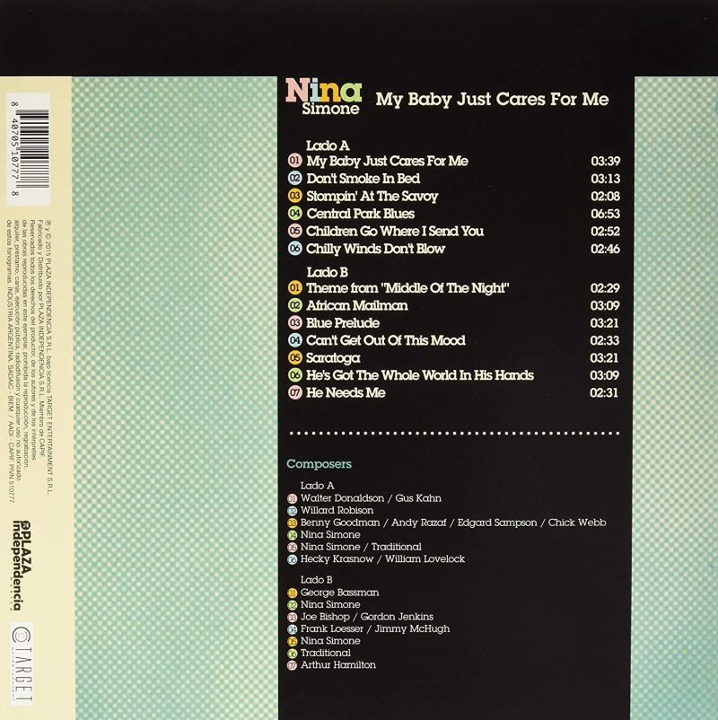 Nina Simone - My Baby Just Cares For Me