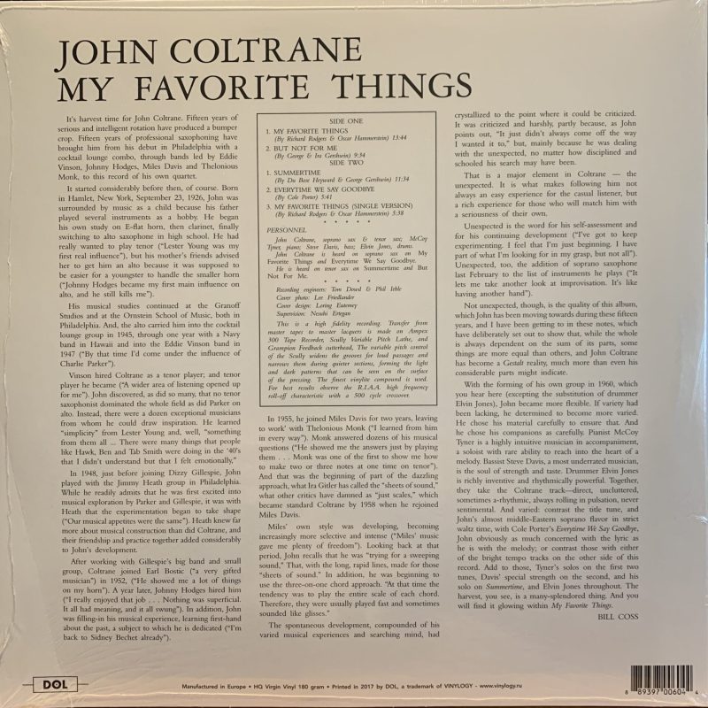 John Coltrane - My Favorite Things