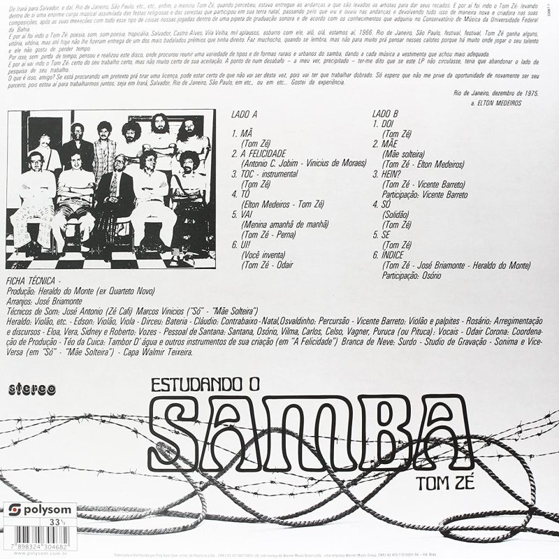 Tom Zé - Estudando o Samba