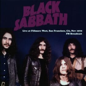 Black Sabbath - Live At Fillmore West, San Francisco, CA, Nov 1970