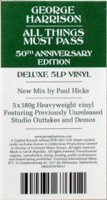 George Harrison - All Things Must Pass (50th anniversary) - BOX 5 LP's Deluxe
