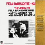 Fela Kuti - Live! With Ginger Baker (Red Vinyl)