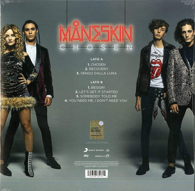 Maneskin - Chosen (Blue vinyl)
