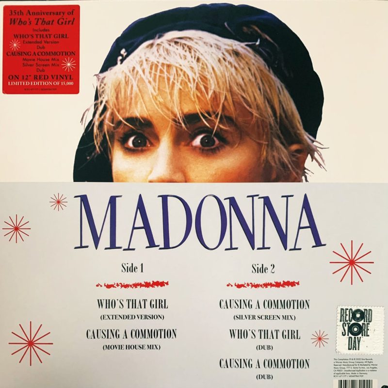 Madonna - Who's That Girl (Red Vinyl)