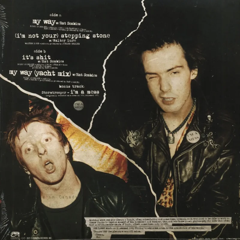 Sid Vicious - My Way (Pink Vinyl)