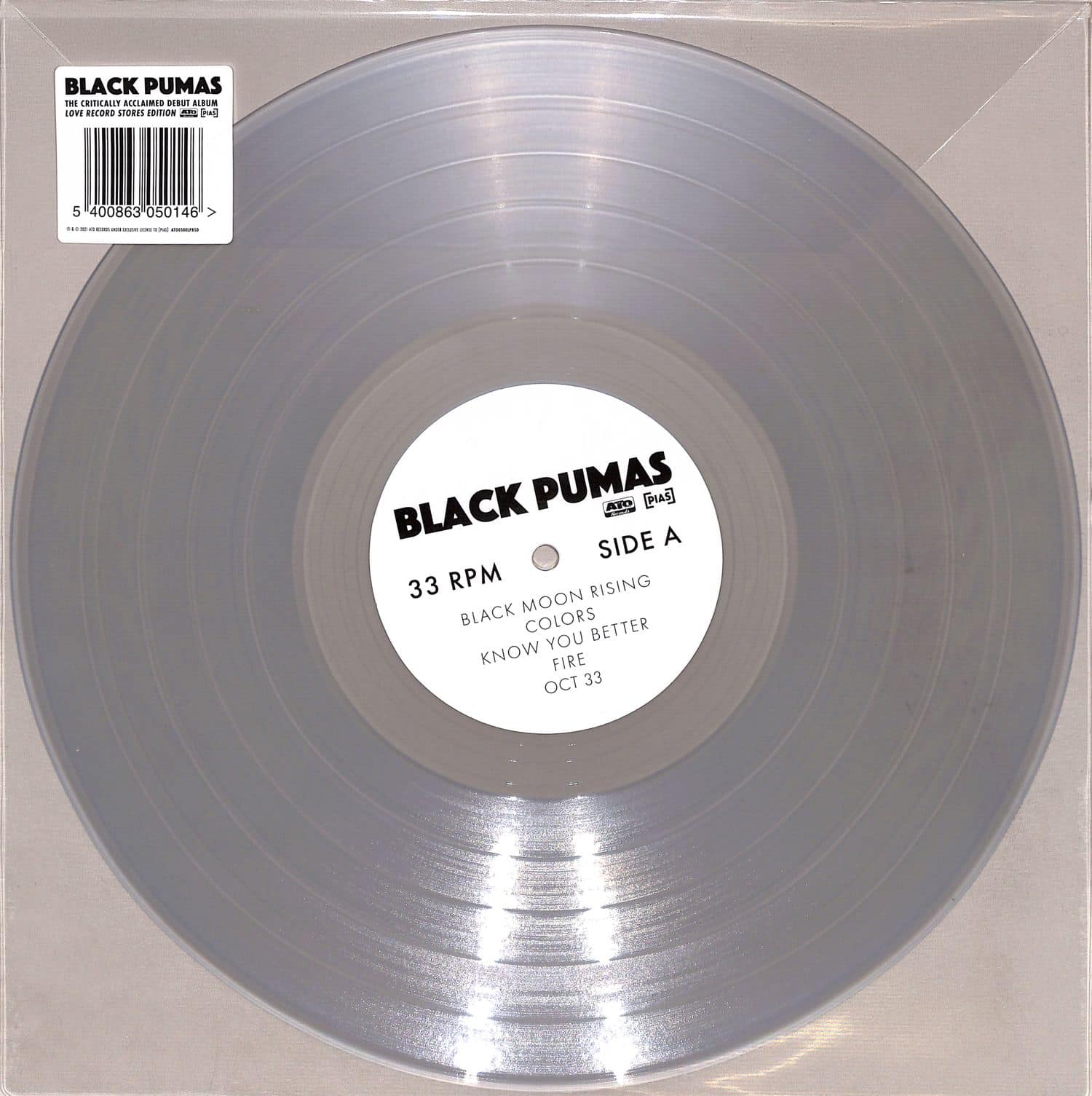Black Pumas - Black Pumas (Clear Vinyl) Black Pumas - Black Pumas (Clear Vinyl)