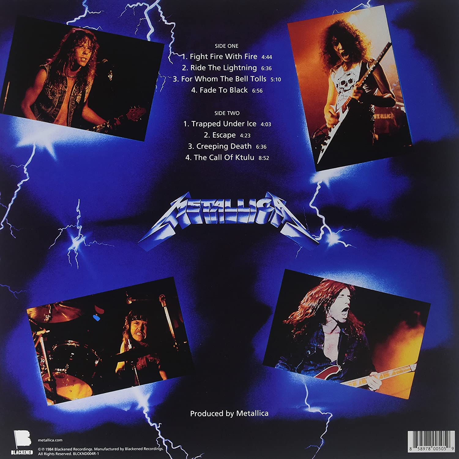 Metallica - Ride The Lightning - Mundo Vinyl