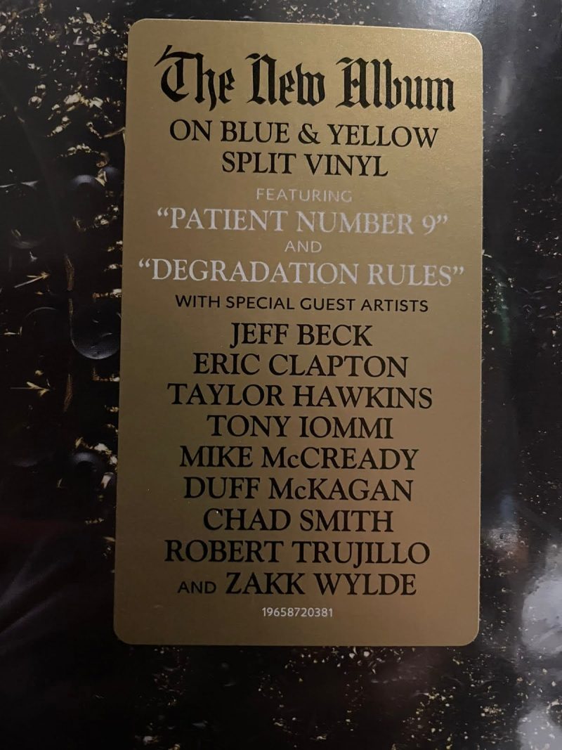 Ozzy Osbourne - Patient Number 9 (Blue & Yellow Split Vinyl)