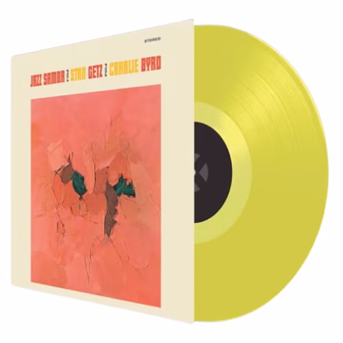 capa+disco Stan Getz & Charlie Byrd - Jazz Samba (Yellow Vinyl) - Imagem 1