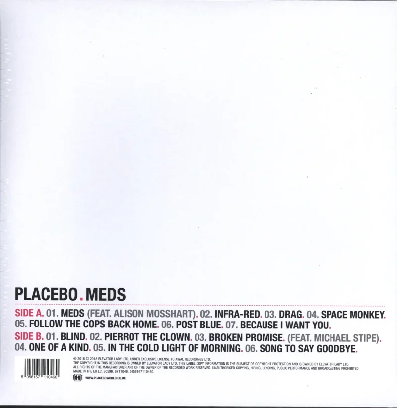 Placebo - Meds