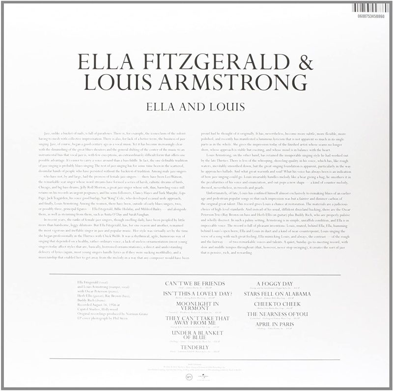 Ella Fitzgerald e Louis Armstrong - Ella & Louis (Verve)