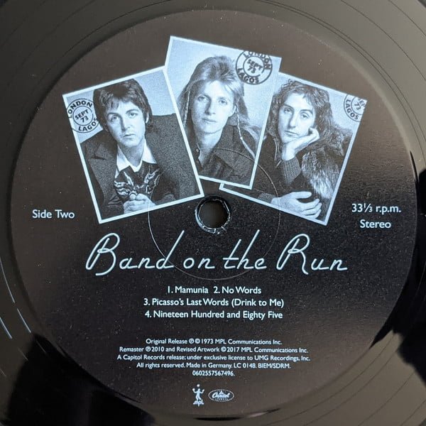 Paul McCartney & Wings – Band On The Run - Mundo Vinyl