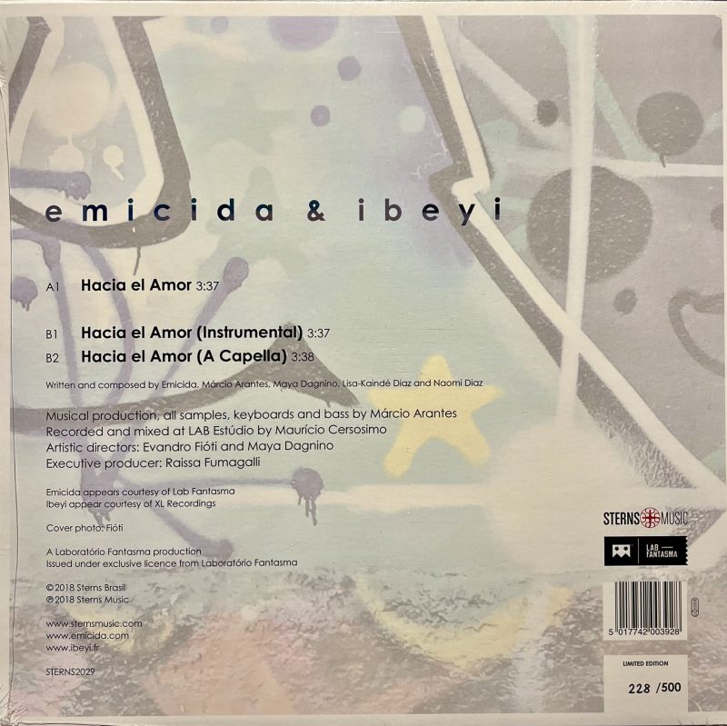 Emicida & Ibeyi - Hacia El Amor (10")