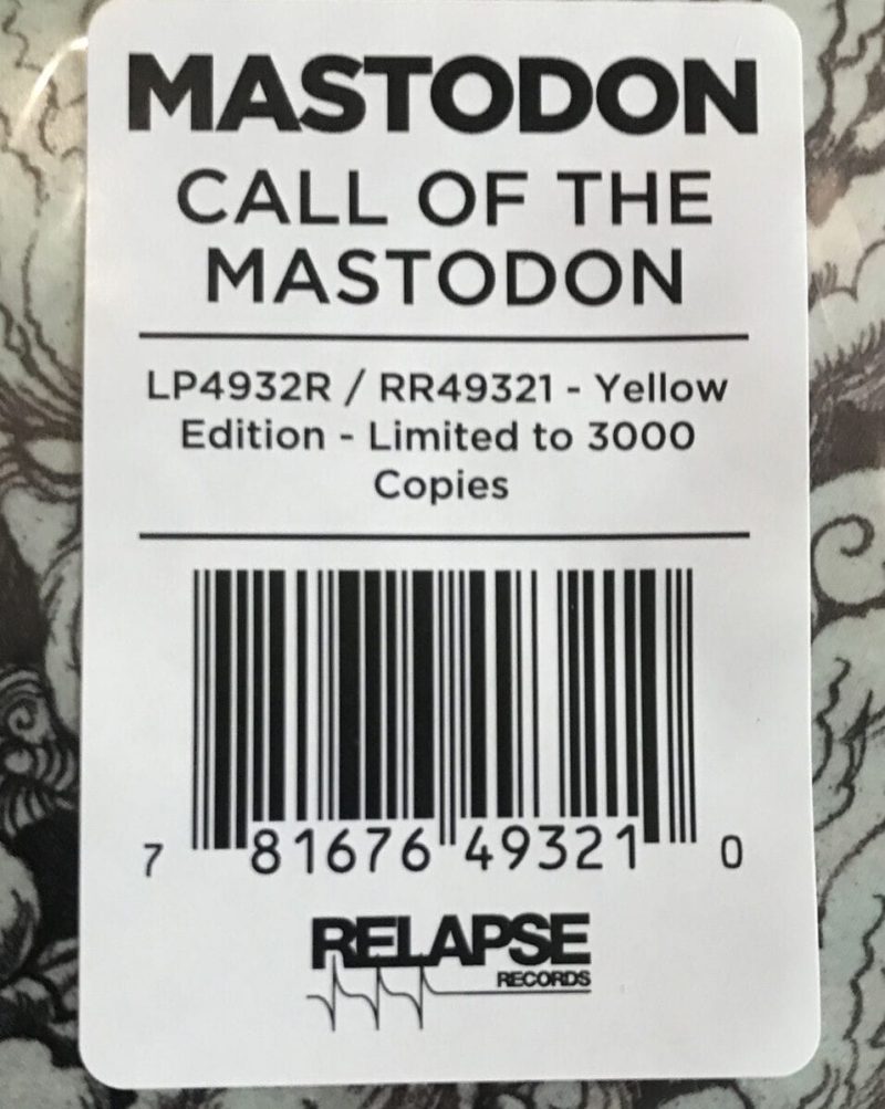 Mastodon - Call Of The Mastodon (Butterfly With Splatter Edition)