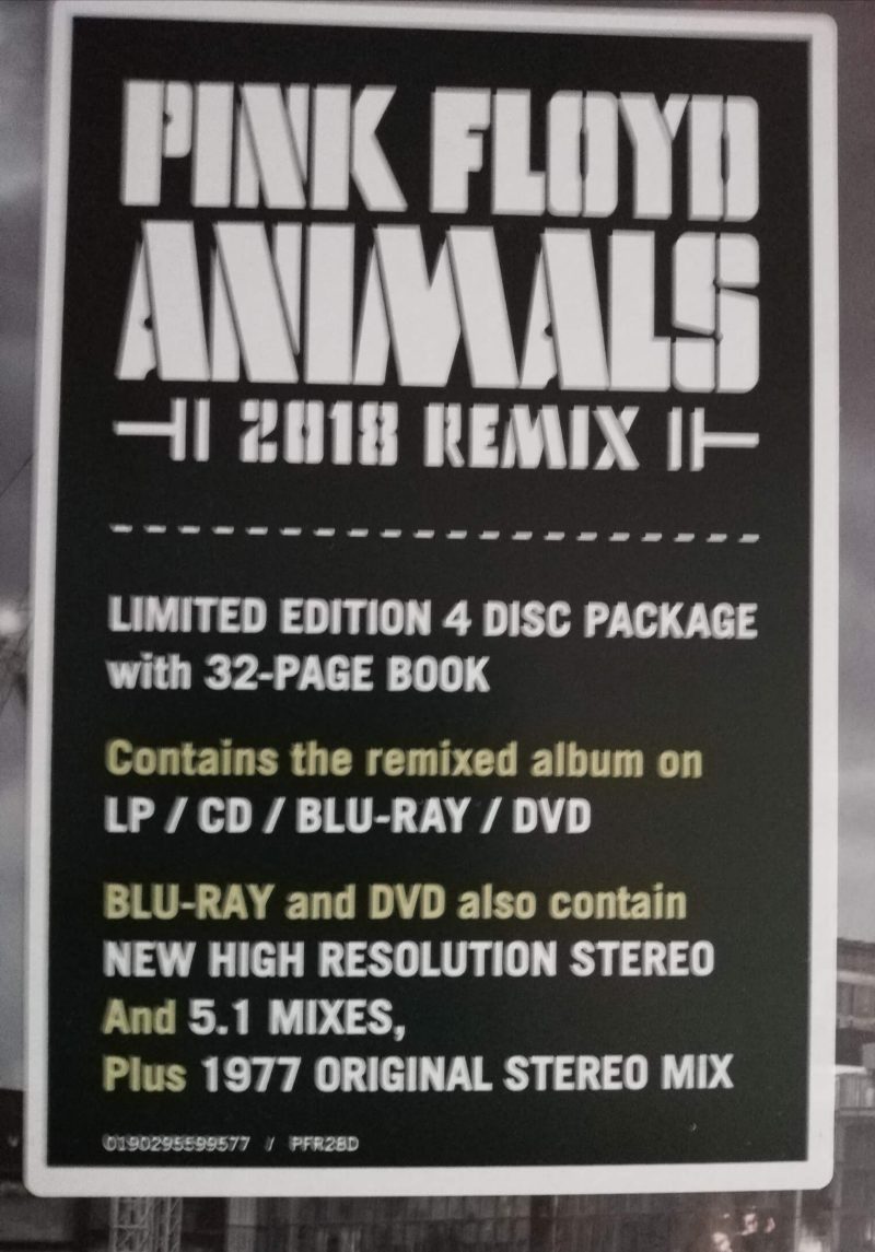 Pink Floyd - Animals (2018 Remix) (LP+CD+DVD+Blu-Ray)