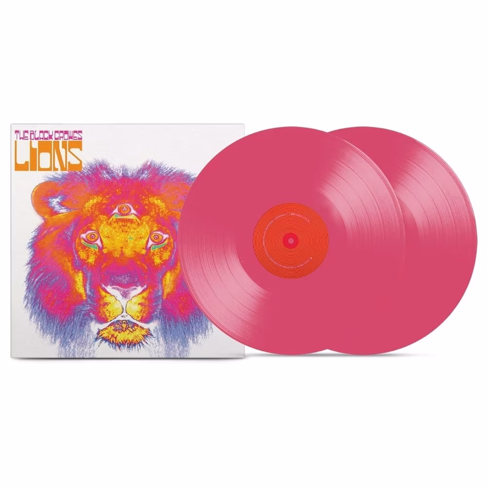 capa+discos Black Crowes - Lions (Pink Viny) - Imagem 1