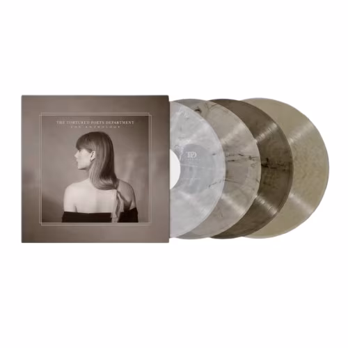 CAPA-removebg-preview (1) Taylor Swift - The Tortured Poets Department: The Anthology (4 LP's Marbled) - Imagem 1