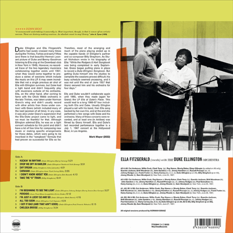 Ella & Duke – The Best Of The Big Band Sessions - Imagem 2
