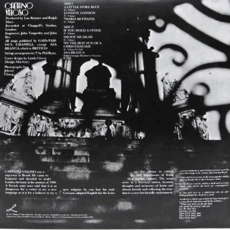 Caetano Veloso – Caetano Veloso (A Little More Blue) (Clear Vinyl) - Imagem 3