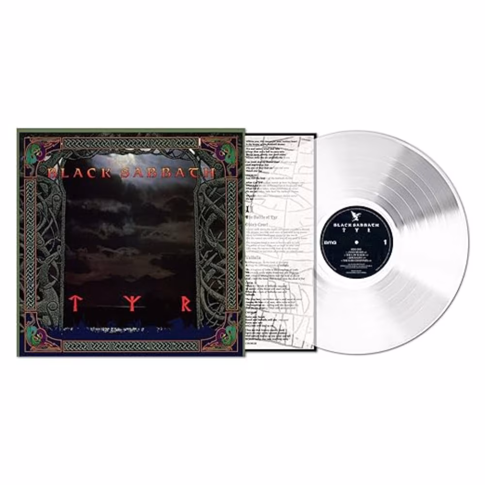capa+disco Black Sabbath – Tyr (Clear Vinyl) - Imagem 1
