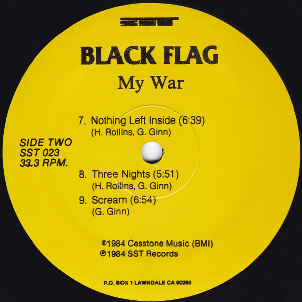 Black Flag – My War - Mundo Vinyl