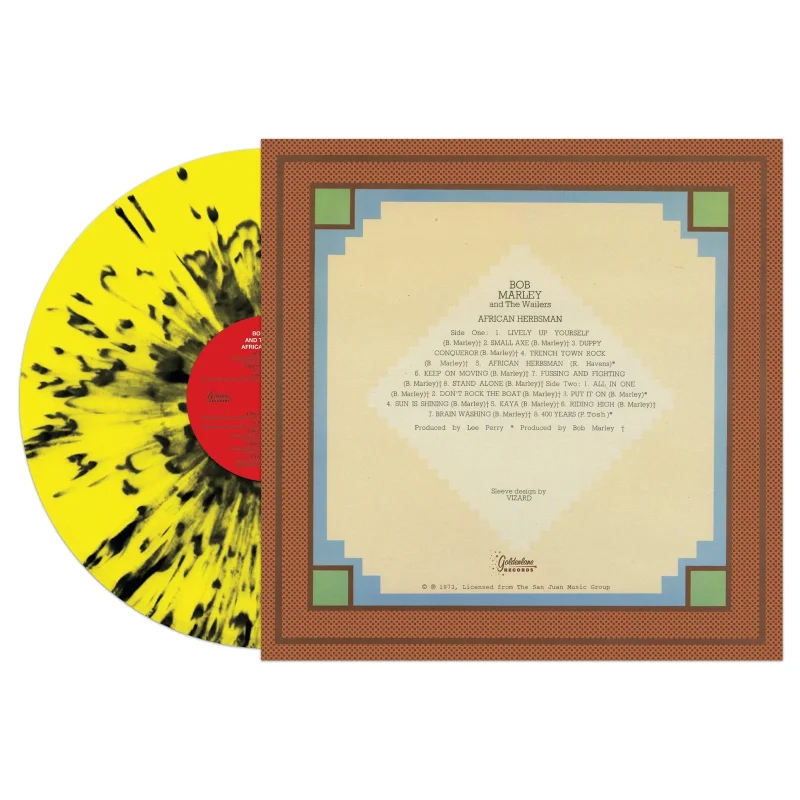 Bob Marley & The Wailers – African Herbsman (Yellow & Black Splatter Vinyl) - Imagem 2