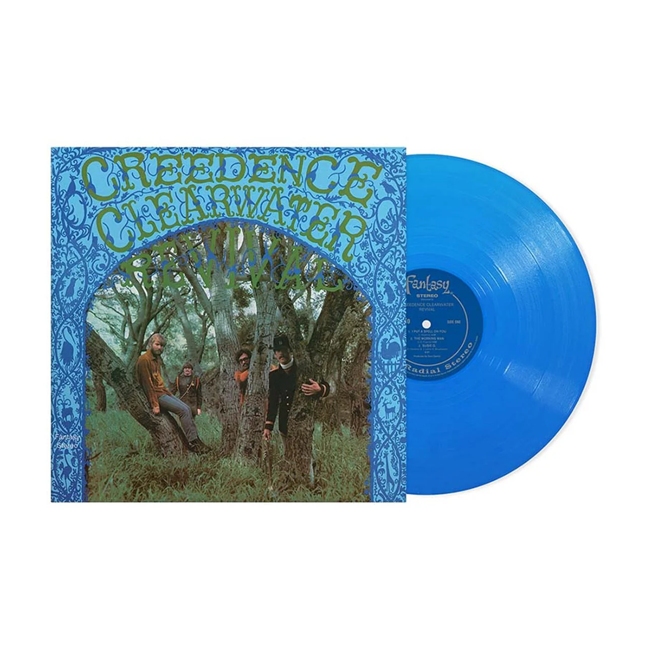 capa + disco Creedence Clearwater Revival - Creedence Clearwater Revival (Sky Blue Vinyl) - Imagem 1