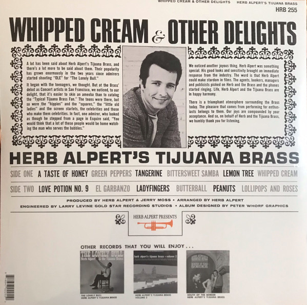 Herb Alpert's Tijuana Brass – Whipped Cream & Other Delights