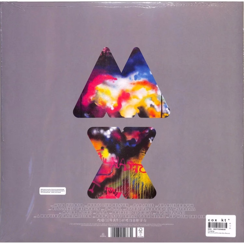 Coldplay – Mylo Xyloto (Clear EcoRecord Vinyl) - Imagem 2