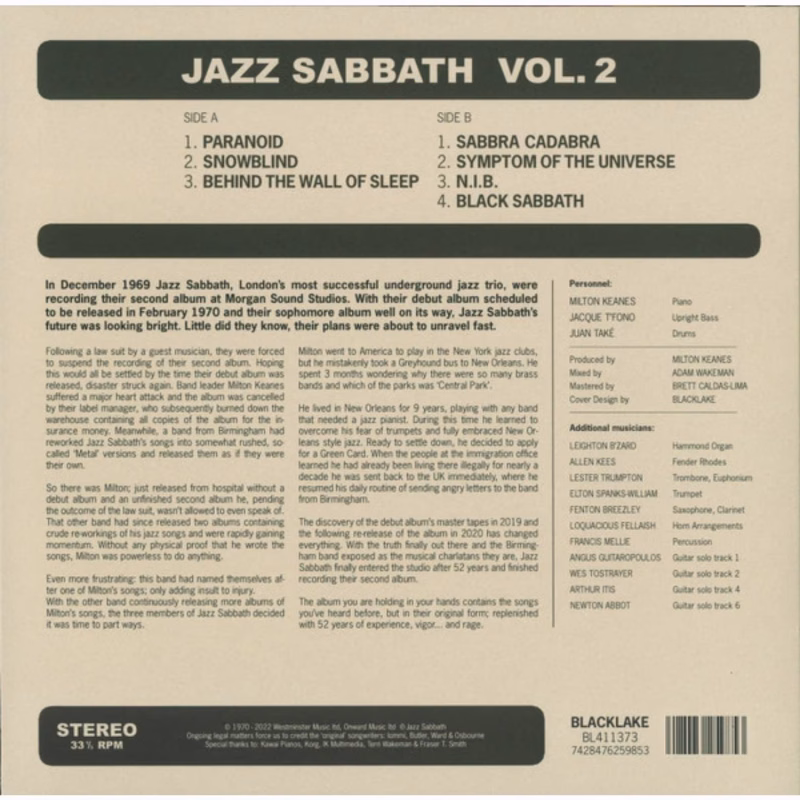 Jazz Sabbath – Vol. 2 - Imagem 2