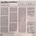 Vinícius de Moraes e Baden Powell - Os Afro-Sambas (LP Vermelho) - Imagem 2