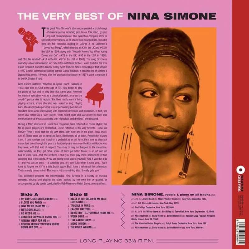Nina Simone - The Very Best Of Nina Simone (Clear Vinyl) - Imagem 2