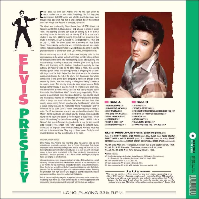 Elvis Presley - Elvis Presley (Clear Vinyl) - Imagem 3