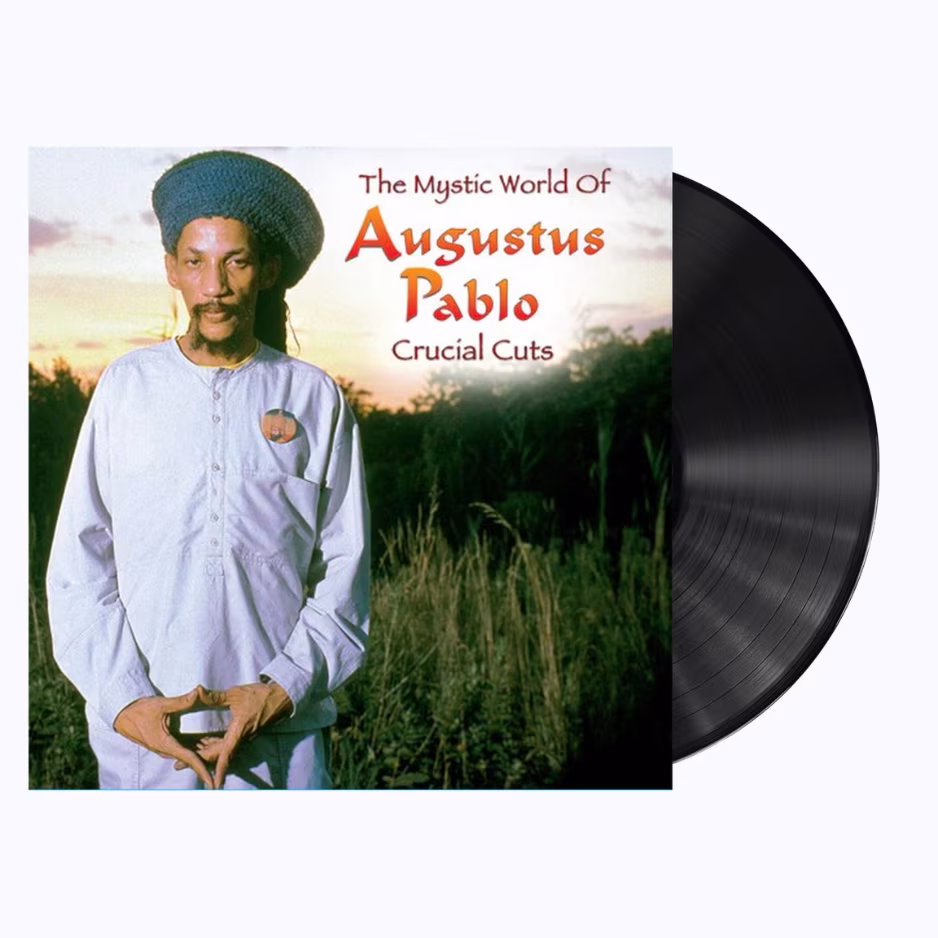 capa augustus Crucial Augustus Pablo – The Mystic World Of Augustus Pablo Crucial Cuts - Imagem 1