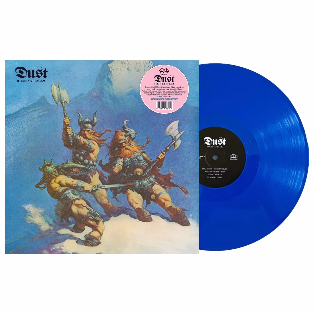 capa+disco Dust - Hard Attack (Blue Vinyl) - Imagem 1