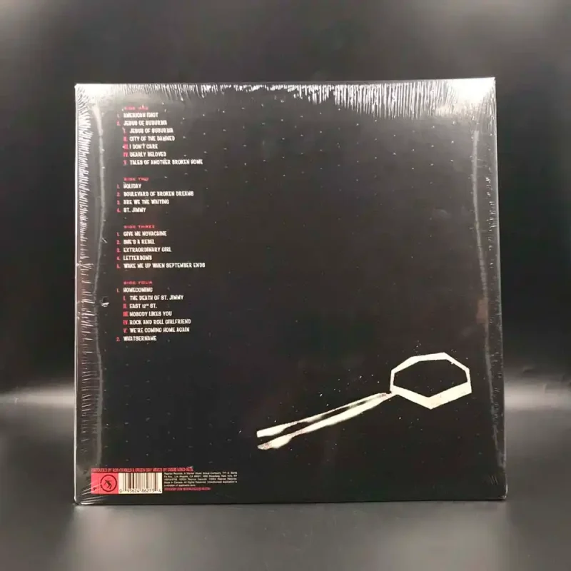 Green Day – American Idiot (Red & Black Splatter Vinyl) (20th Anniversary)