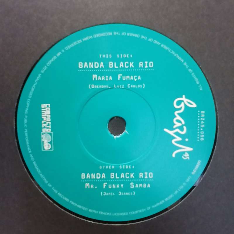 Banda Black Rio - Maria Fumaça / Mr. Funk Samba (Compacto 7")