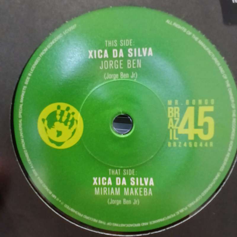 Jorge Ben / Miriam Makeba – Xica Da Silva (Compacto 7")