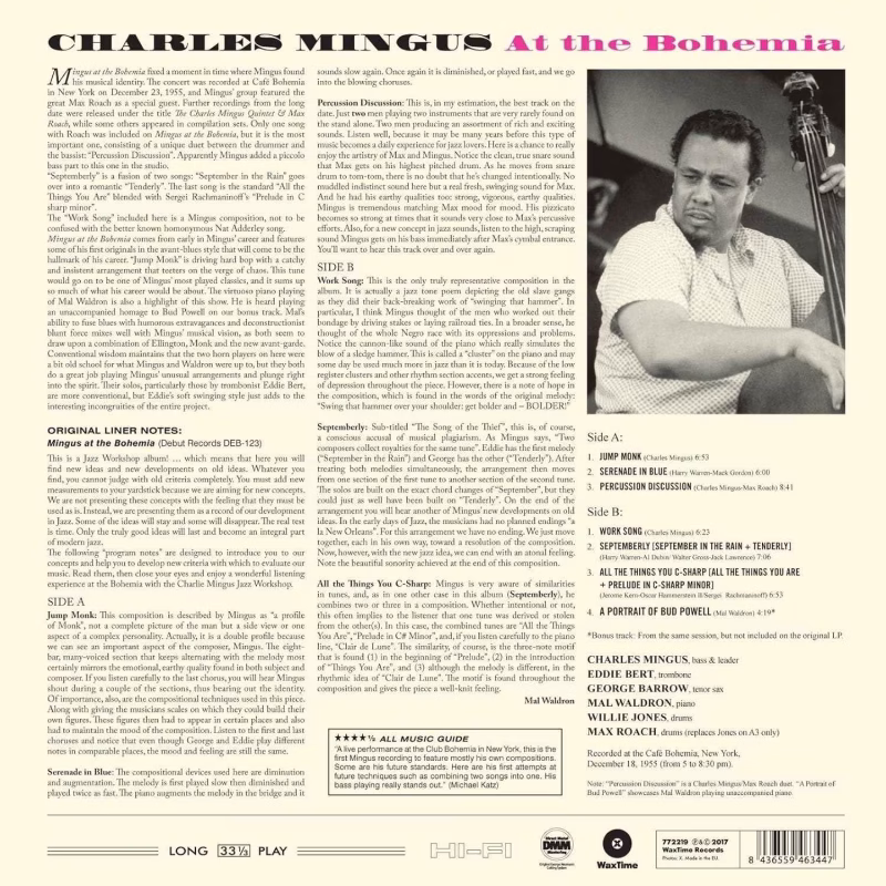 Charles Mingus – At The Bohemia - Imagem 2
