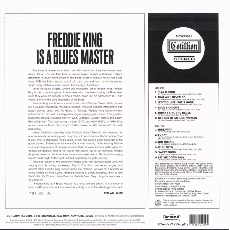 Freddie King – Freddie King Is A Blues Master (Yellow Vinyl) - Imagem 2