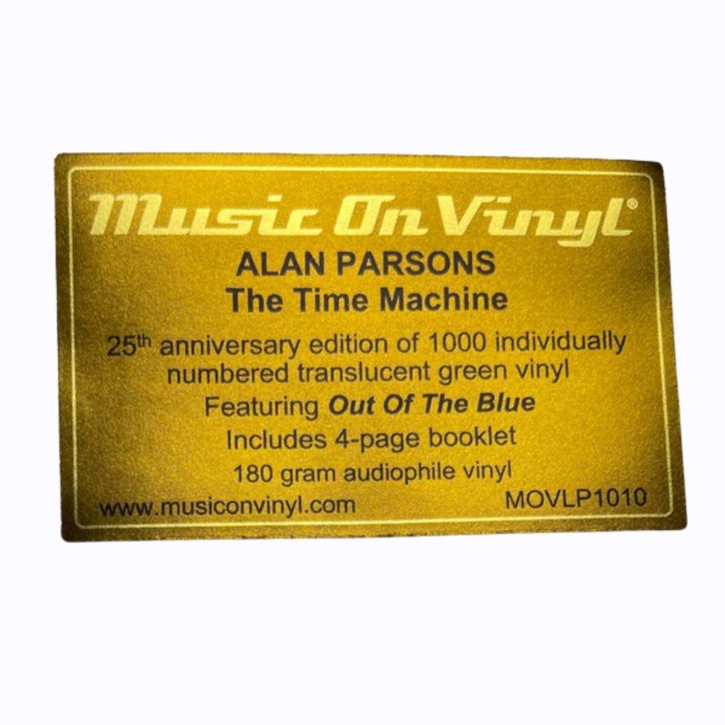 Alan Parsons – The Time Machine (Green Vinyl - LP Duplo)