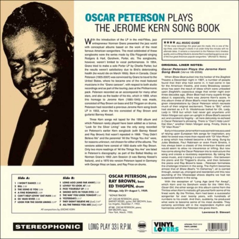 Oscar Peterson – Oscar Peterson Plays The Jerome Kern Song Book