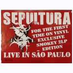 Sepultura – Live In São Paulo  (LP Duplo - Smokey Vinyl)